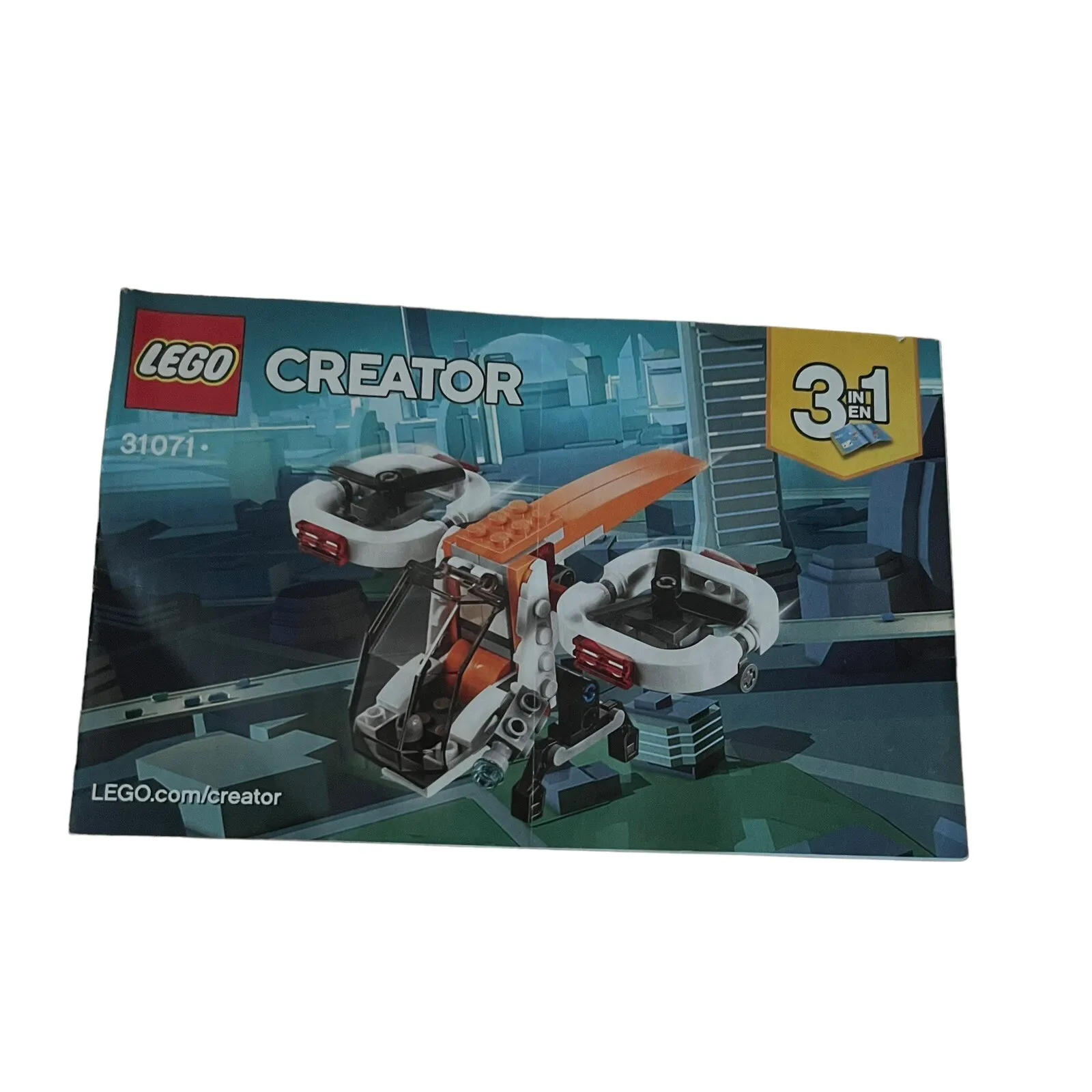 Lego Creator 31071 Drone Instruction MANUALS ONLY Build Play Create Design