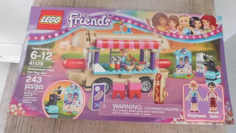 LEGO FRIENDS AMUSEMENT PARK HOT DOG VAN # 41129 NEW IN BOX SEALED RETIRED