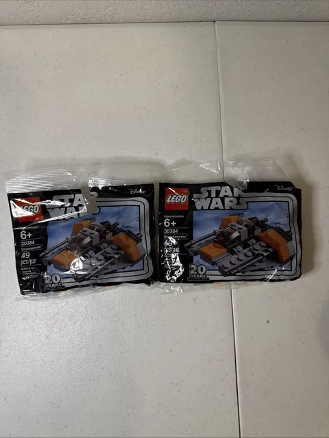Lot Of 2 LEGO 30384 Snowspeeder Star Wars Polybags Open Bag Unused Condition