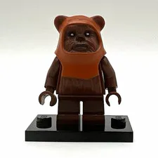 LEGO Star Wars Wicket Ewok Dark Orange Hood sw0237