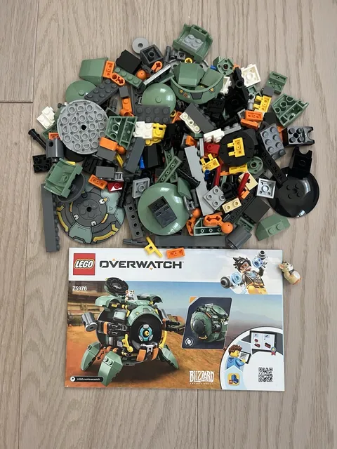 LEGO Overwatch Wrecking Ball 75976 Complete Set w/ Hammond No Box