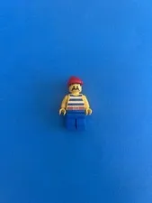 Lego Pirate Minifigure pi021 6285 6286 Blue White CMF Lot Retired Rare Vintage