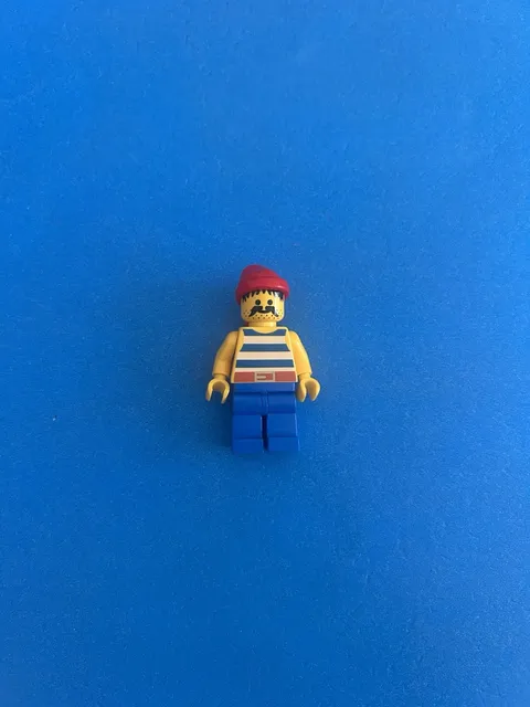 Lego Pirate Minifigure pi021 6285 6286 Blue White CMF Lot Retired Rare Vintage