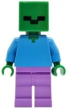 LEGO® Minifig min245 - Zombie - Medium Lavender Legs