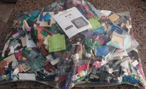 Lego Lot 6 Pounds (6 lbs) Random Mixed Pieces Bulk Clean
