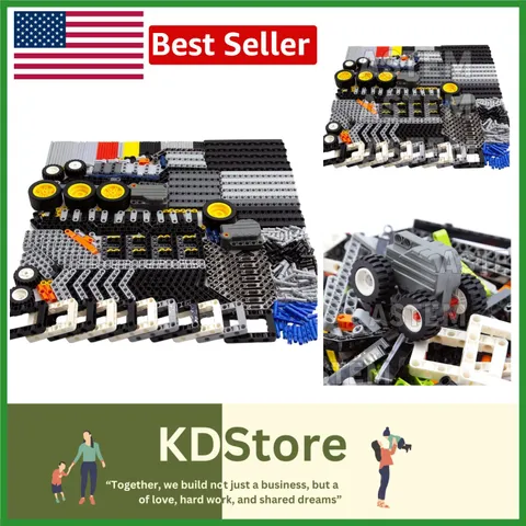 Versatile Technic Parts Group EV3 - 413 Pieces for Building Robots and More