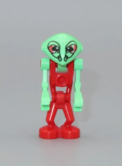 LEGO LOM Martian Alien Arcturus red minifigure Space Life on Mars 7317