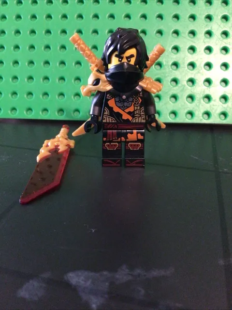 NEW Ninjago Cole w Reveal Blade Custom Lego Minifigure 71844 Dragons Rising