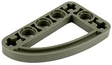 Lego Dark Gray TECHNIC Liftarm Mod L-Shape Quarter Ellipse Thin 3x5 Part 32250 T