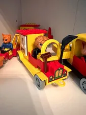 LEGO Fabuland Town Train and Cars Vintage w/ Animal Figures