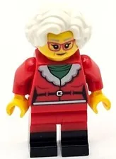 LEGO® Minifig hol325 - Mrs. Claus - Red Jacket