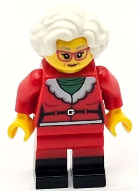 LEGO® Minifig hol325 - Mrs. Claus - Red Jacket
