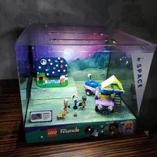 ​LEGO 42603 Stargazing Camping Vehicle Store Display Case Light Up Target Sign
