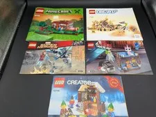 LEGO Minecraft Dreamzzz Marvel Lego Movie Creator Instruction Manual Lot