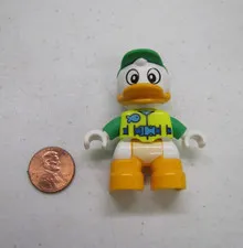 Lego Duplo Louie Baby Duck Animal Figure Disney Ducktails Donald's Nephew