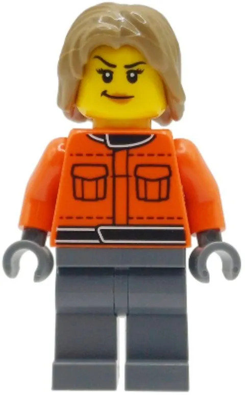 LEGO® Minifig cty2000 - Formula 1 Pit Crew Member - Female