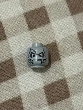 LEGO - Minifig, Head Alien w/ Metal Mask & Yellow Eyes Pattern (Dr. Doom)
