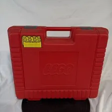Vintage LEGO 1985 Red Plastic Storage Carrying Case Box