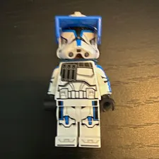 LEGO Star Wars Clone Trooper Minifigure White w/ Blue Markings Helmet Visor