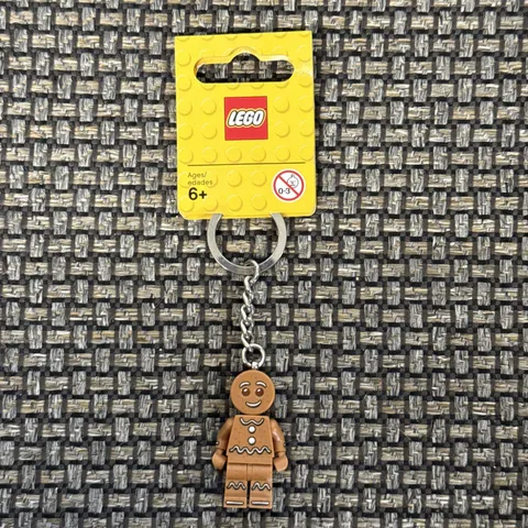 Brand New LEGO 851394 Gingerbread Man Christmas Keychain NWT New