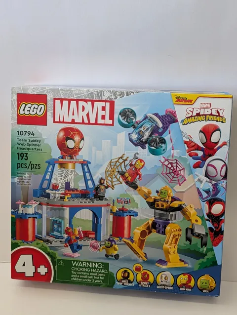 LEGO Spider-Man 10794 Team Spidey Web Spinner Headquarters NEW SEALED RETIRED 