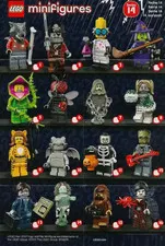 LEGO 71010 Minifigures Series 14 – Complete Set of 16 (Monsters) | Brand NEW！