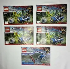 LEGO Jurassic World Instruction Manual Lot 75916 & 75915 Books Only