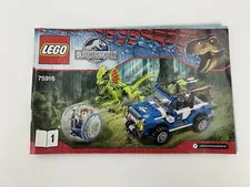 Jurassic World 75916 Lego Instructional Manual Only