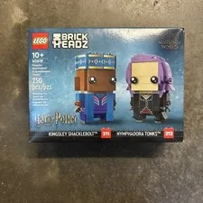 LEGO 40618 Kingsley Shacklebolt Nymphadora Tonks Brickheadz | Light Box Wear