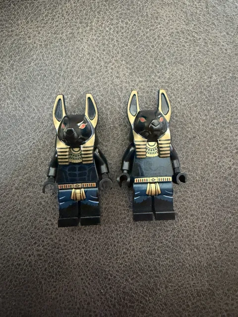 LEGO Pharaohs Quest Anubis Guards Lot of 2
