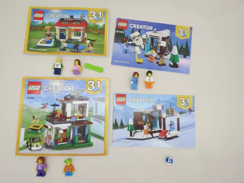 Modular Winter Vacation Tourists (2) Creator City, 31080 LEGO® Minifigure Figure