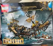 LEGO Pirates of the Caribbean Silent Mary 71042 Building Toy Set Partially Built