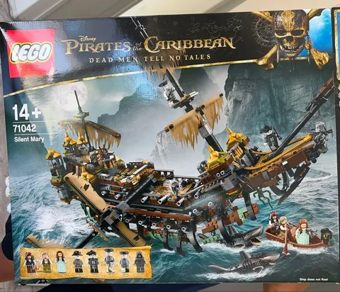 LEGO Pirates of the Caribbean Silent Mary 71042 Building Toy Set Partially Built