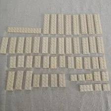LEGO Lot Of Vintage White Pieces (49)