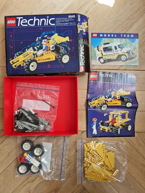 Vintage Lego 8840 Rally Shock n' Roll Racer complete with box and instructions