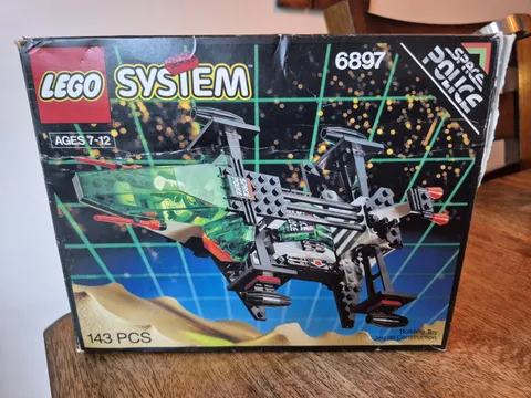 LEGO SYSTEM 6897 SPACE POLICE (BOX ONLY) 1992