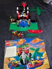 RARE VINTAGE 90s Lego set Forbidden Cove with original manual! **description**