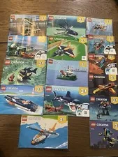 Lot Of 15 LEGO Instruction Manuals 3 In 1 Creator Some Out Of Print