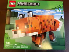 LEGO Minecraft The Fox (21588) Complete Set 497 Pieces 10+ Brick Separator