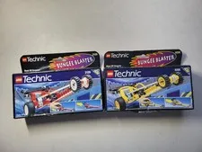 2x (1997) Lego Technic Bungee Blaster Blast-Off Dragster 2129 8205 New Sealed