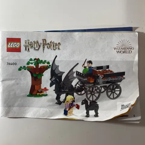 Lego Harry Potter 76400 Hogwarts Carriage & Thestrals Instruction Manual Only