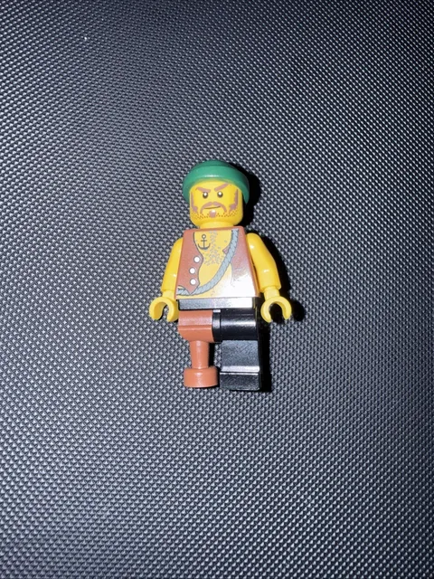 LEGO Pirate Minifigure pi110 Pirates CMF Lot Rare Retired Vintage HTF Tattoo Peg