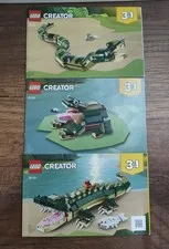LEGO Creator 3 in 1 Animals - Snake Frog Alligator Manual Book Only No Legos Lot