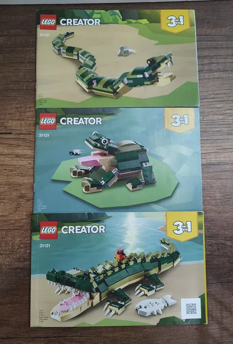 LEGO Creator 3 in 1 Animals - Snake Frog Alligator Manual Book Only No Legos Lot