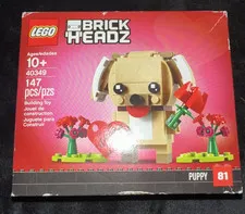 LEGO BrickHeadz 40349 Valentine's Puppy Building Kit 147 Pieces