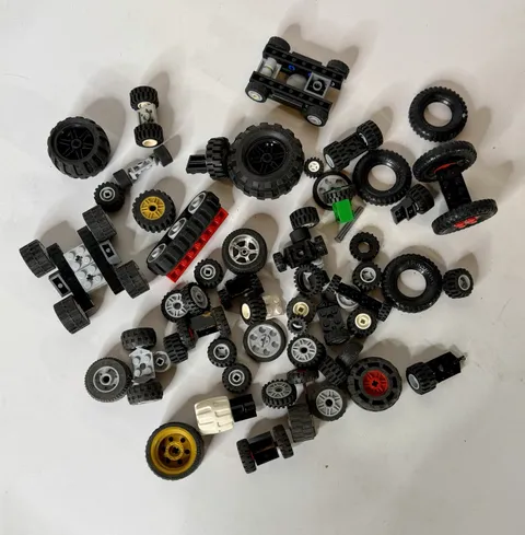 Lego Wheels And Tire Lot Good Condition 