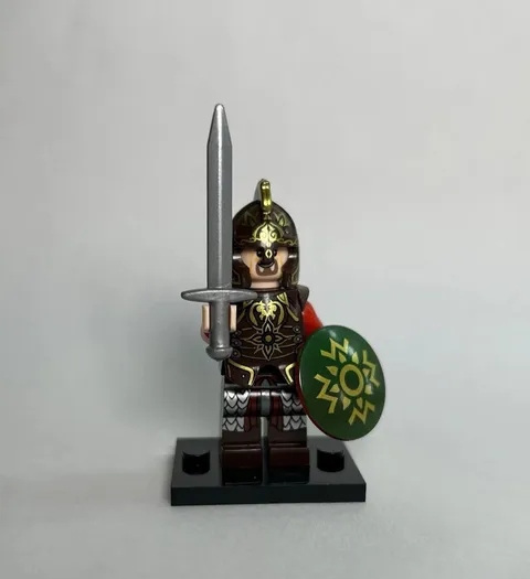 LEGO King Théoden Minifigure 9474 LOTR Rohan King Custom Compatible Brick Figure