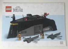 Lego 76214 Black Panther War on Water Instruction Manual Book Only - No Bricks