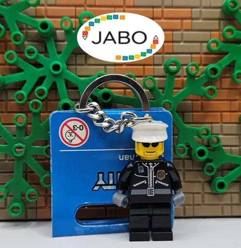 (S13/5/9) LEGO 851626 Police Officer City Key Cain Keyring