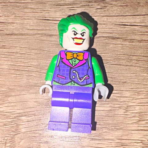 LEGO The Joker Minifigure Figure, Green Hair, Purple Suit, Plastic